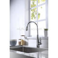 Chrome Finish Deck Mounted Tunggal Lever Kitchen Faucet